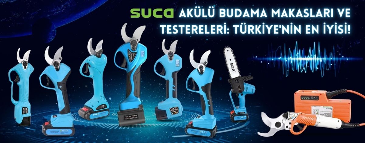 suca akülü budama makasları ve testereleri