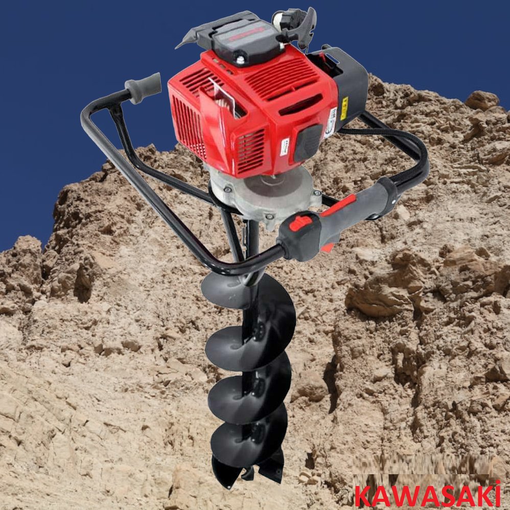 Kawasaki TJ53E Çift Helezonlu Toprak Burgu Makinası 200 mm - İrhal