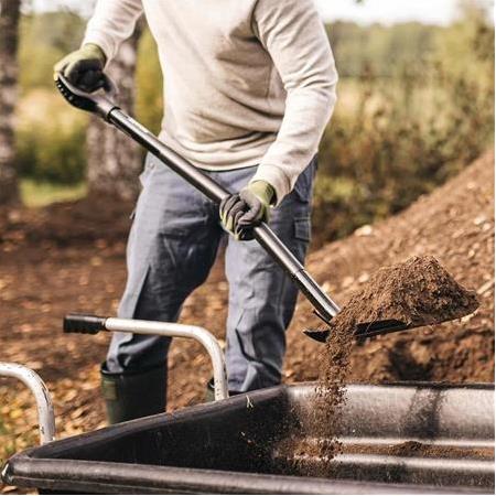 Fiskars 1066711 Ergonomik Pro Dar Ağızlı Ağır İş Küreği