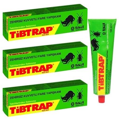 Tibtrap Zehirsiz Fare Yapışkanı 125 ml 3 Adet