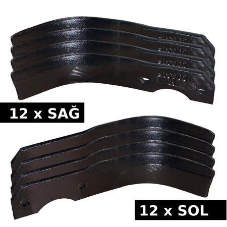 Antrac Benzinli Modeller  Çapa Bıçakları 24 Adet