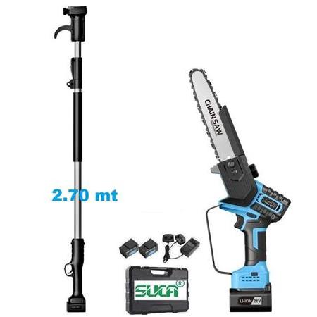 Suca SC 5808 Lityum Akülü Budama Testeresi + Uzatma Kolu 2.70 m