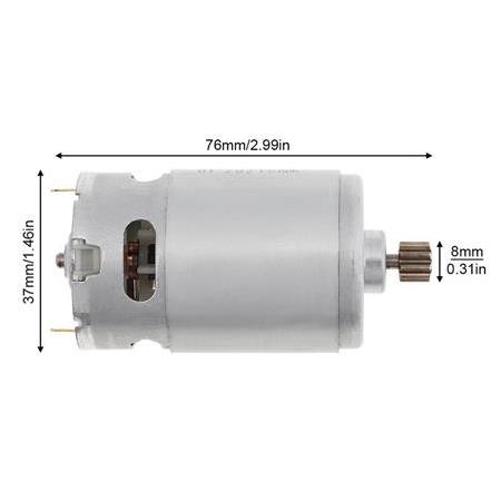 RS550S 14.4 Volt DC Motor 9 Dişli