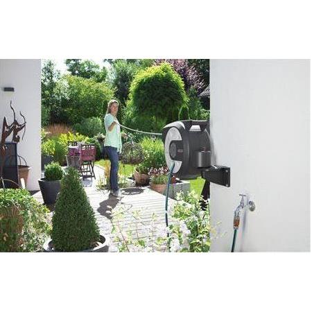 Gardena 18402 Duvara Monte Otomatik Hortum Makarası 15 mt