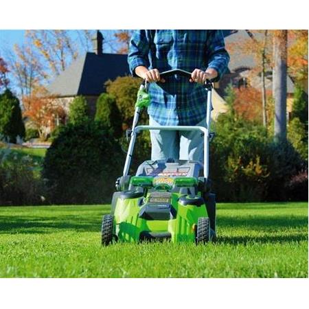 GreenWorks 25367  Lithium Akülü Çim Biçme Makinesi 40 V