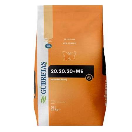 Gübretaş 20.20.20 Toz Gübre - Azot, Fosfor, Potasyum + ME 1 Kg