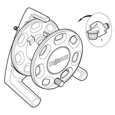 Hozelock 2410H Hortum Toplama Makarası 30 mt