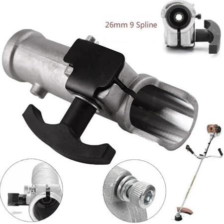 Motorlu Tırpan Boru Bağlantısı Kelepçeli 26 mm 9x9 Dişli