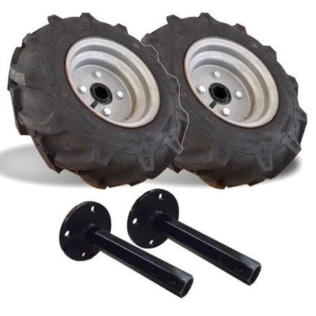 Dublex Çapa Teker ve Aks Takımı 400x8 32 mm
